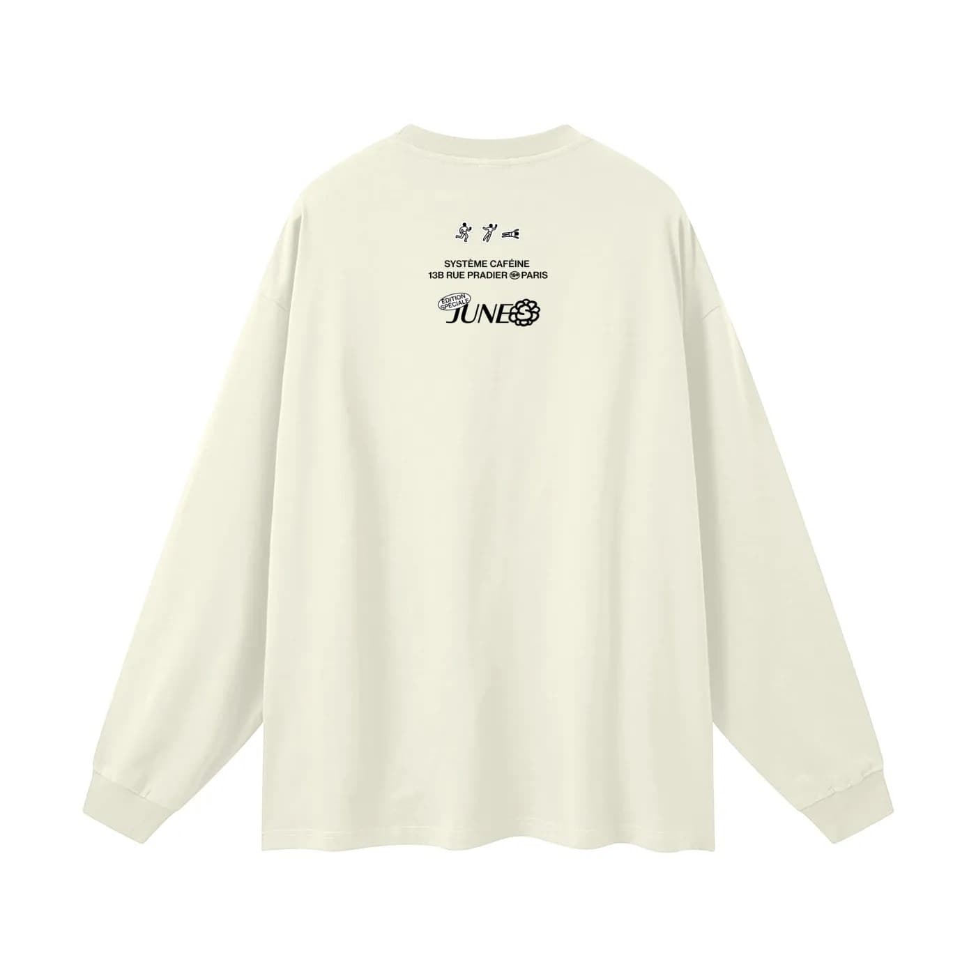 SOFTIES x June Long Sleeve — Cream — back