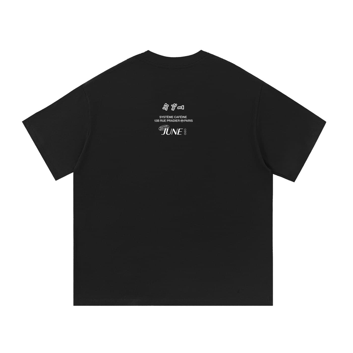 SOFTIES x June T-Shirt — Black — back